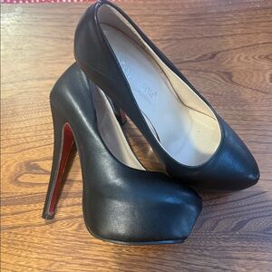 Platform Black High Heels